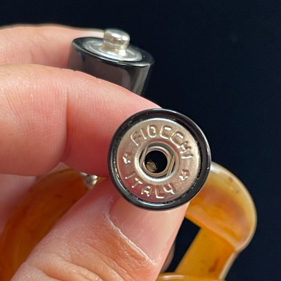 Vintage Fiocchi Italy Tortoise Link Lucite Necklace - Picture 4 of 5